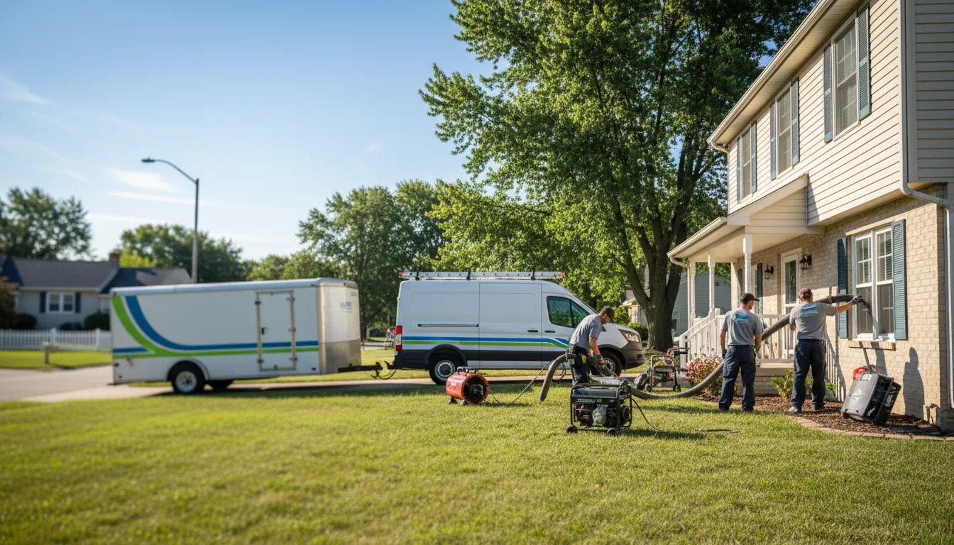 Flooded Basement Restoration And Cleanup With Repair in Thurston, NE near me